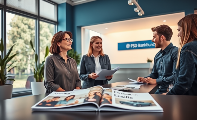 Flexibles persönliches Darlehen bei der PSD Bank München für verschiedene Finanzierungsbedürfnisse.